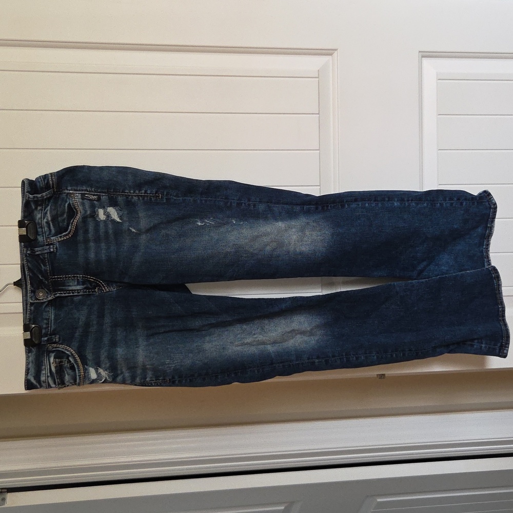 Ladies Silver Jeans